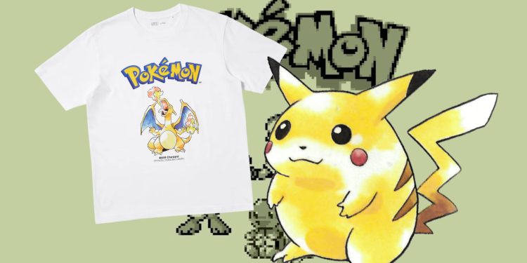 Pokemon Reveals Uniqlo Merch Featuring Artwork From The Original Games
